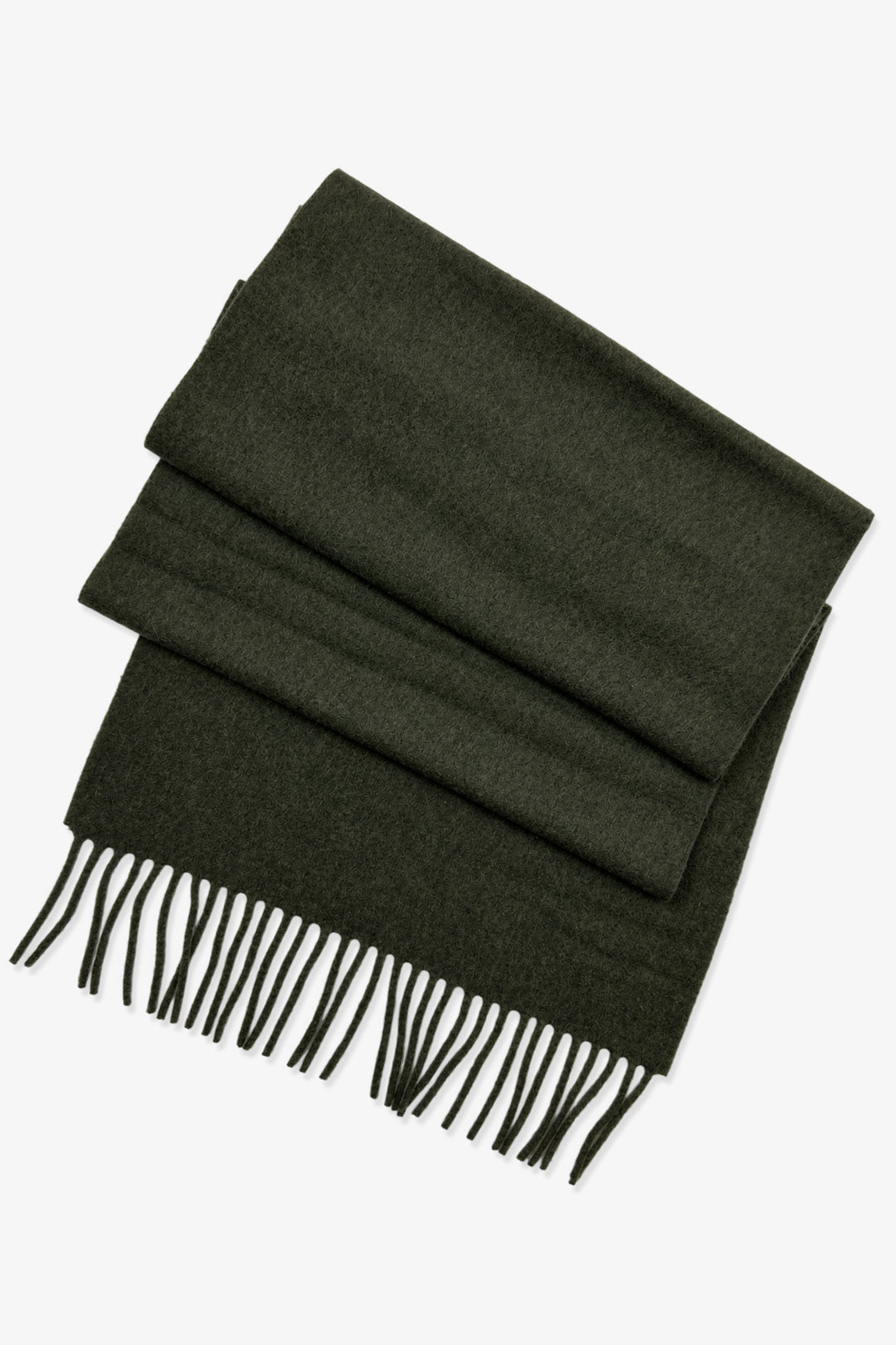 Green Pure Cashmere Scarf