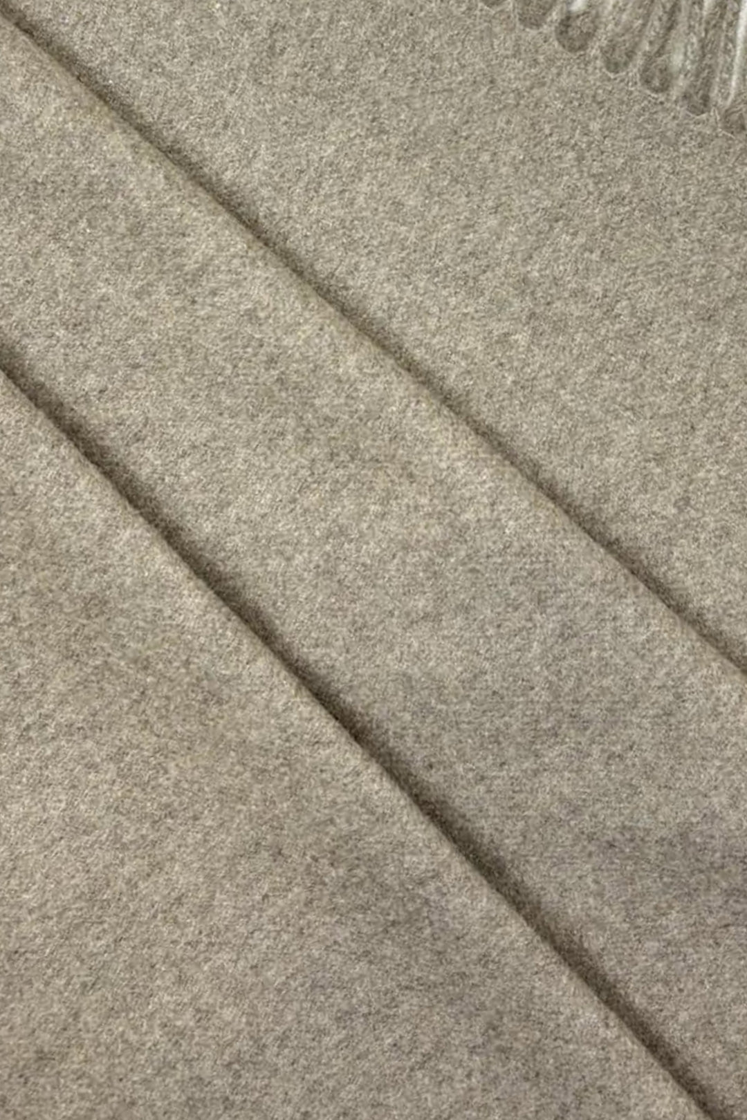 Taupe Pure Cashmere Scarf