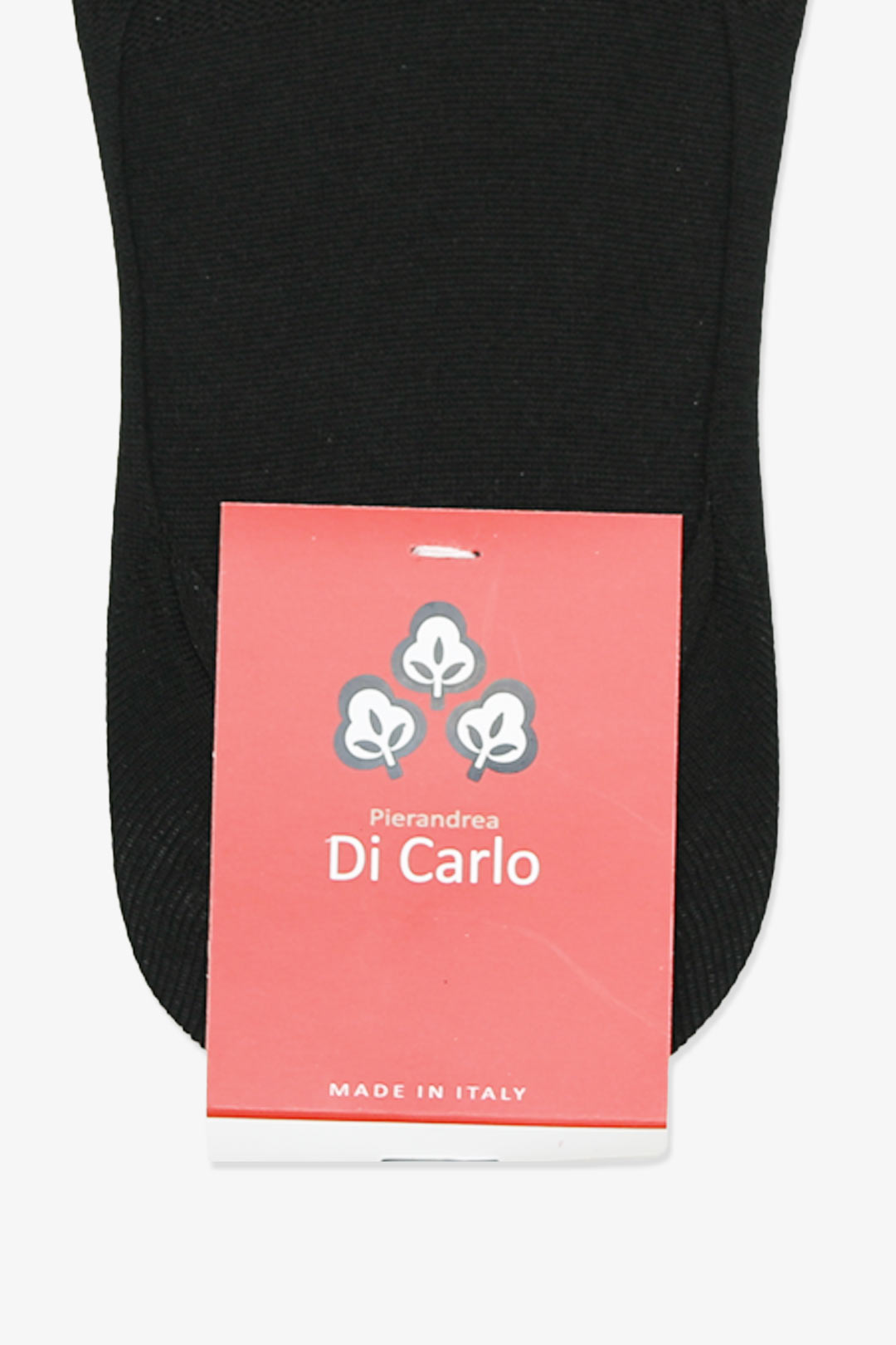 Black Cotton Blend Invisible Socks