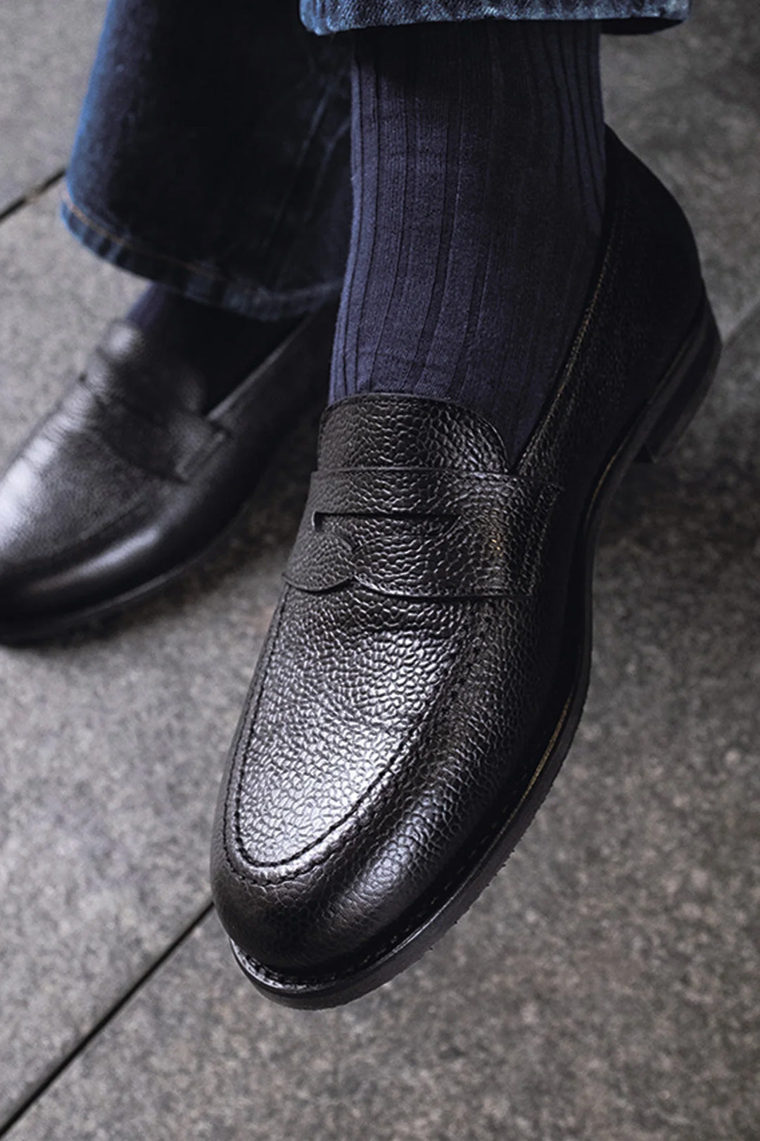 Black Country Calf Penny Loafer