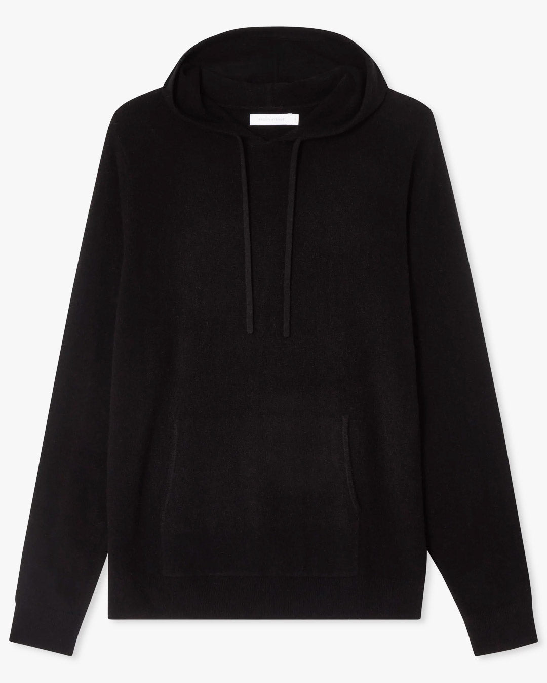 Black Wool Cashmere Hoodie