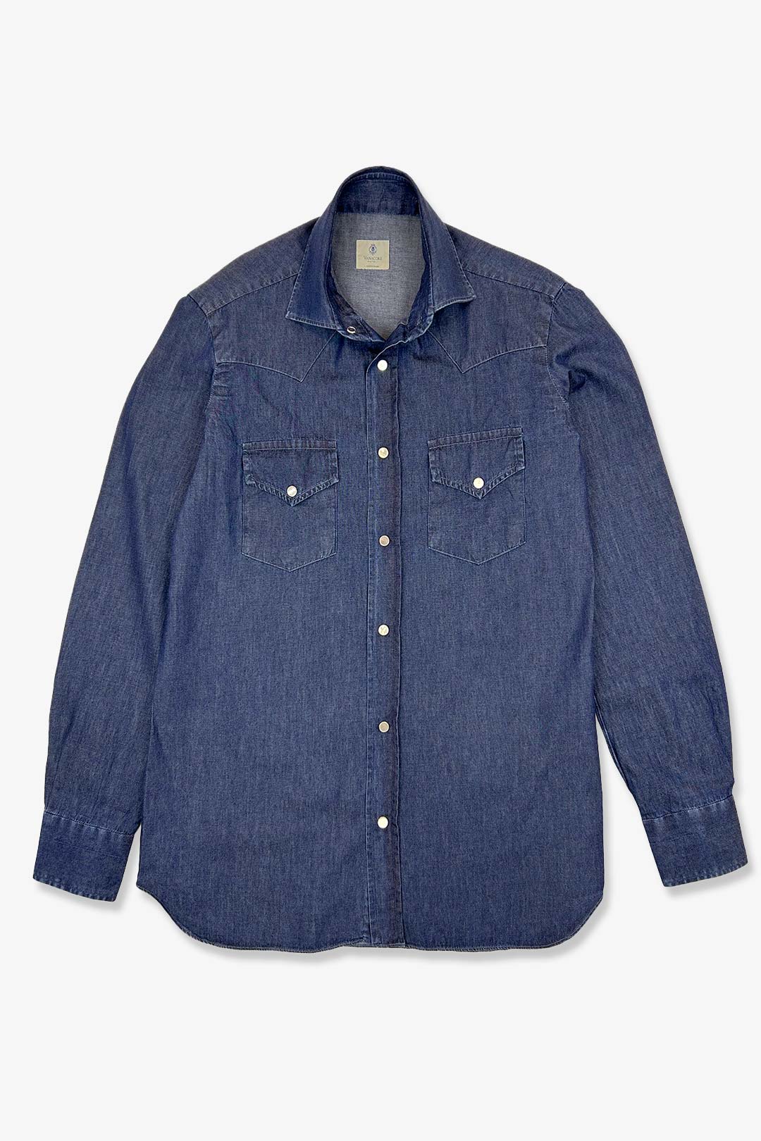 Blue Denim Western Shirt