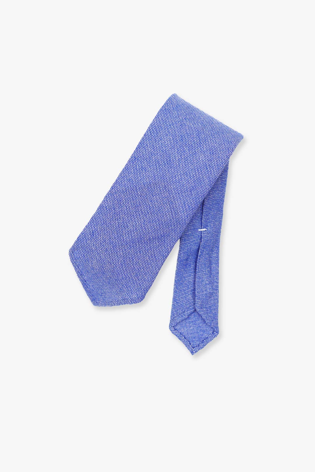 Blue Pure Cashmere Tie