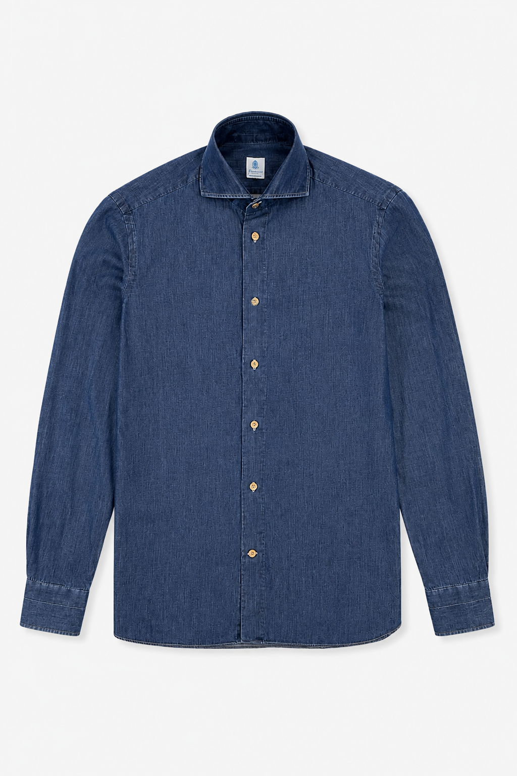 Blue Denim Cutaway Shirt