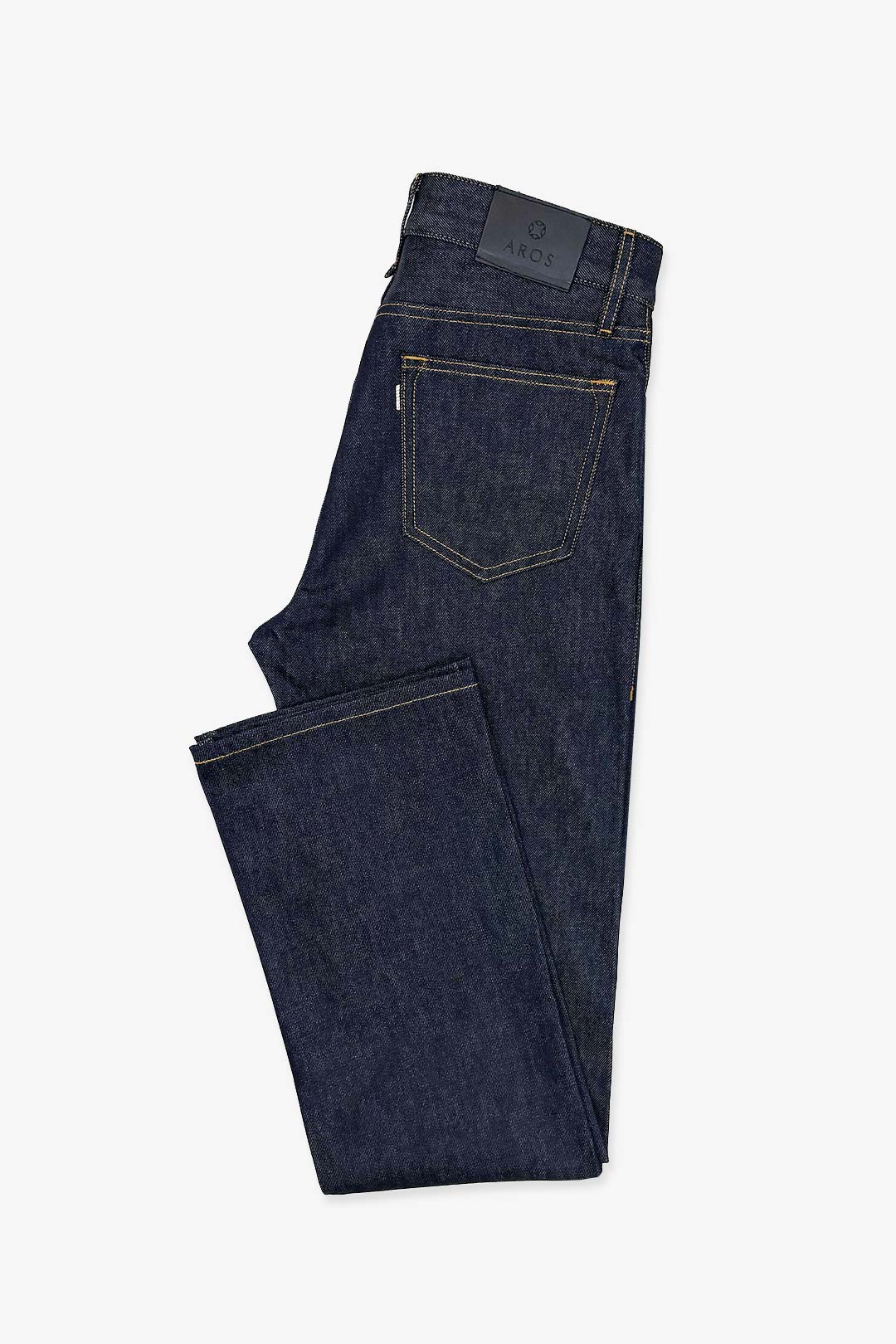 Dark Blue Selvedge Raw Denim Bootcut Jeans