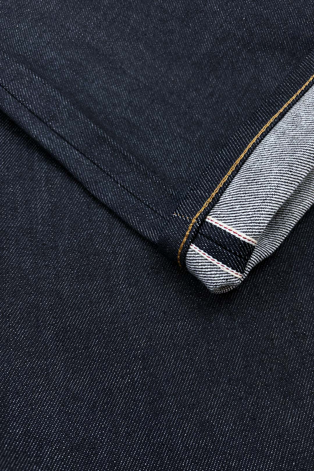Dark Blue Selvedge Raw Denim Bootcut Jeans