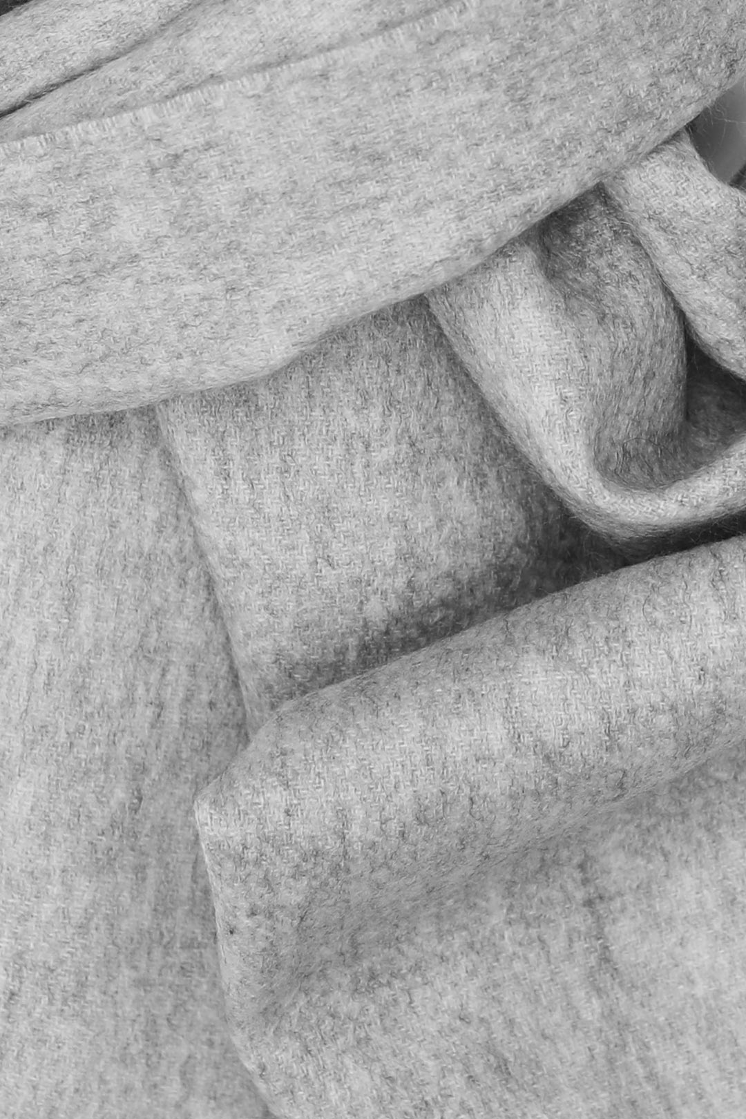 Grey Pure Cashmere Scarf