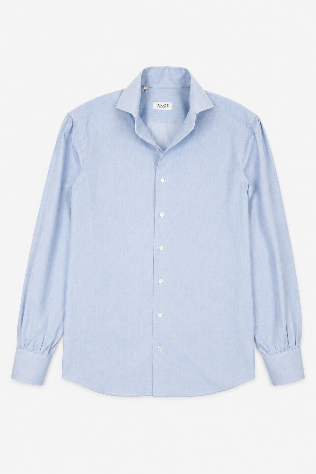 Light Blue Denim One Piece Collar Shirt