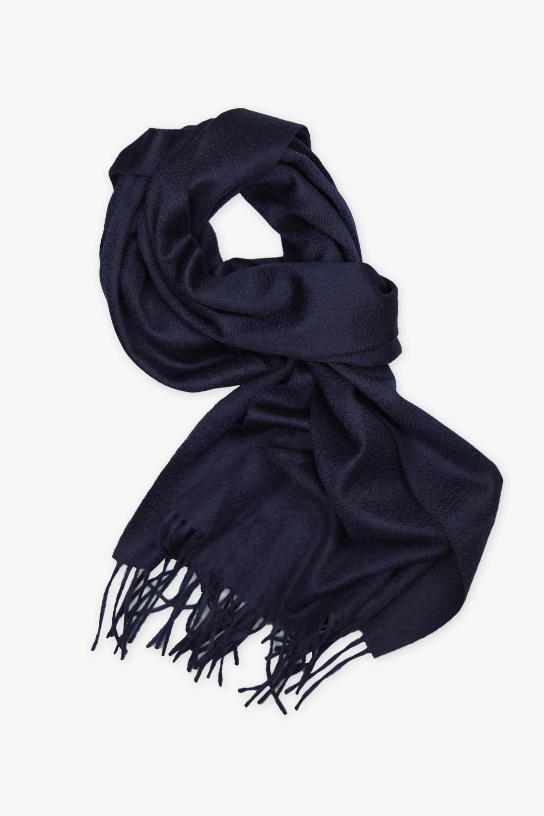 Navy Pure Cashmere Scarf