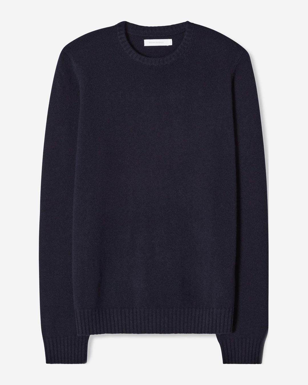 Navy Wool Cashmere Chunky Sweater