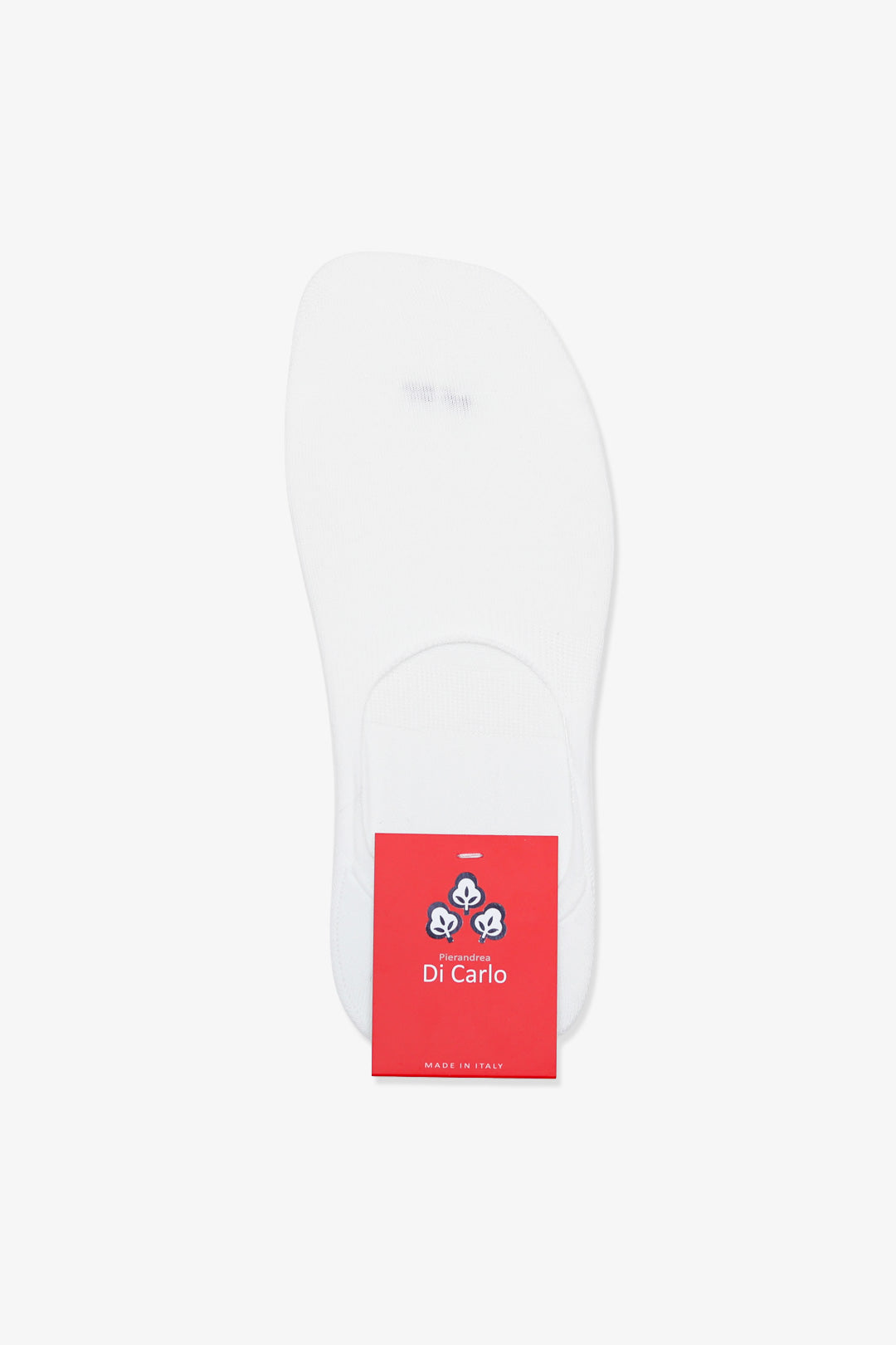 White Cotton Blend Invisible Socks